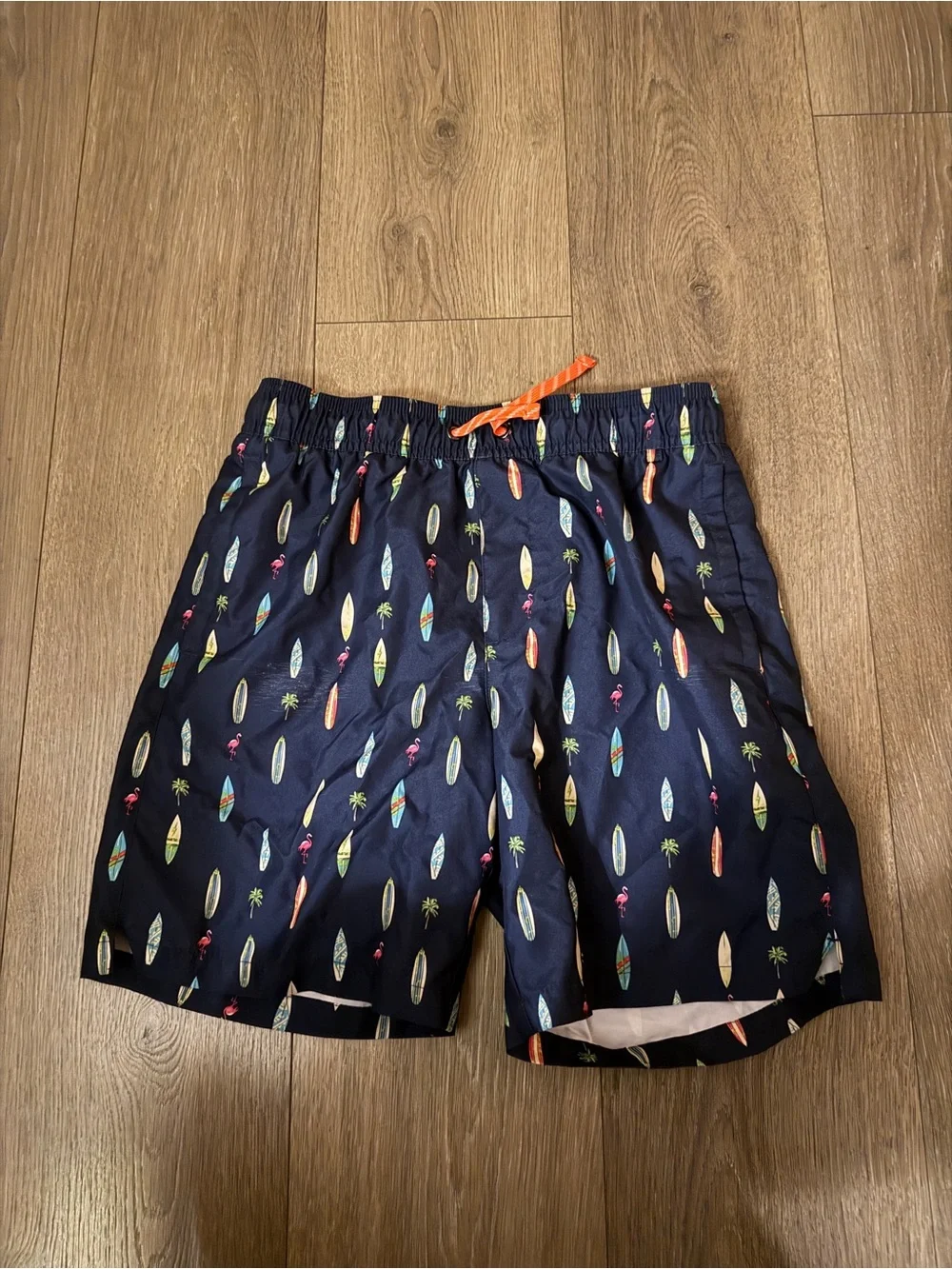 ZeroXposur Navy Blue swim shorts with gray lining boys size 14/16